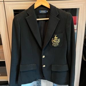 Polo Ralph Lauren double knit blazer in size 4